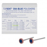 TOPDENT® DIA-BLUE-Polierer Packung 3 darab, rosa, 11 x 2 mm, mittel, Rad, HP