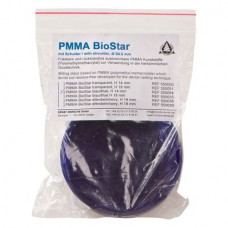 PMMA BioStar, 1 darab, Ø 98,5 mm, H 14 mm, kék