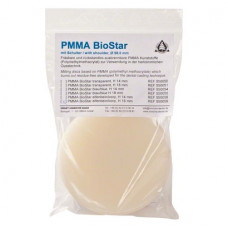PMMA BioStar, 1 darab, Ø 98,5 mm, H 18 mm, elfenbein