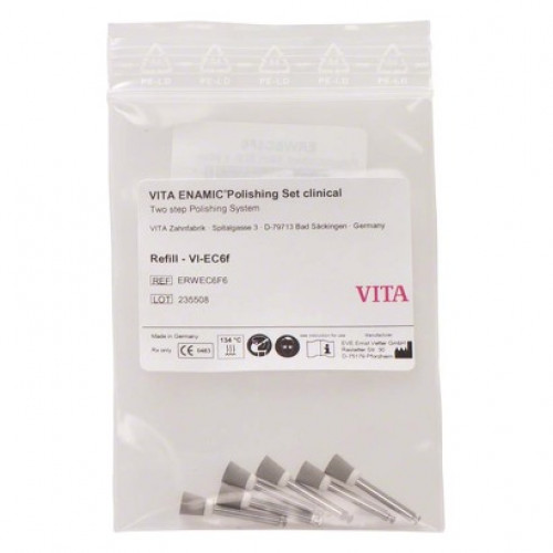 VITA ENAMIC® Polishing szett, Packung 6 Hochglanzpolierer grau, Kelch, VI-EC7f