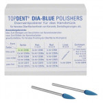 TOPDENT® DIA-BLUE-Polierer Packung 3 darab, blau, 4 x 13 mm, grob, Spitze, HP