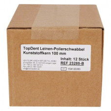 TOPDENT Leinenpolierschwabbel - csomagoló darab 12 Core: Ø 40 mm, külső: Ø 100 mm