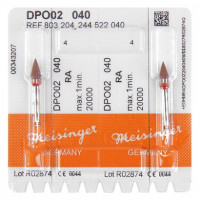 Diamantpolierer DPO02/05 Packung 2 darab, orange ISO 040, RA