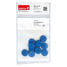 Blue Line (2), Polírozó (Univerzális), szereletlen ISO 170 Korong, kék, Szilíciumkarbid- Szilikon, 20.000 f/p, 12 darab
