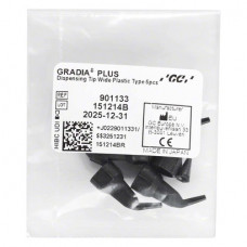 GC GRADIA® PLUS tartozék Packung 5 Dosierspitzen breit