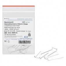 Noninium® Adamsklammern, 10 darabos csomag, Länge 11 mm