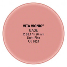 VITA VIONIC® BASE - darab halvány rózsaszín, Ø 98,4 mm, 26 mm-es H