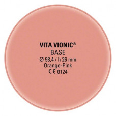 VITA VIONIC® BASE - darab narancs-rózsaszínű, Ø 98,4 mm, 26 mm-es H