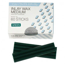 Inlay Wax, Inlay viasz, Rudak, zöld, középkemény, 113,4 g ( 4 oz ), 60 darab