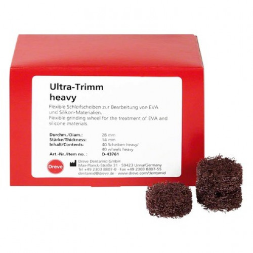UltraTrimm (heavy) (ISO 280), Csiszolókőrongok, szereletlen ISO 280 durva, tartozékkal, 14 mm, 40 darab