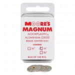 Moore Magnum, Csiszolókőrongok, szereletlen (Snap-on-off) ISO 190 durva, Alumíniumoxid, M (közepes), 100 darab