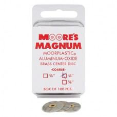 Moore Magnum, Csiszolókőrongok, szereletlen (Snap-on-off) ISO 190 durva, Alumíniumoxid, M (közepes), 100 darab