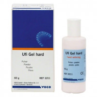 Ufi Gel Hard, Alábélelo-anyag, Fiola, szagsemleges, semleges ízű, Por, 60 g, 1 darab