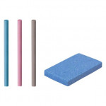 TOPDENT® DIA-BLUE Polierer Longpins szett, 3 darab, sortiert, 1 Abrichtstein