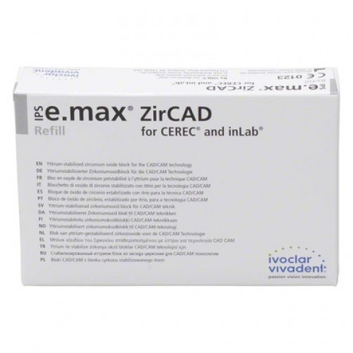 IPS e.max ZirCAD MT Multi for CEREC/inLab - Packung 5 Stück Gr. C17 A3