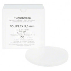 Foliflex (N) (3,0 x 120 mm), Mélyhúzó fólia, átlátszó, kerek, 10 darab