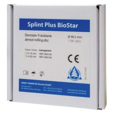 Splint Plus BioStar - Stück Ø 98,5 mm, H 15 mm, transparent