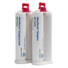 Hinriform® Gingiva soft - Packung 2 x 50 ml Doppelkartusche, 12 Mischkanülen
