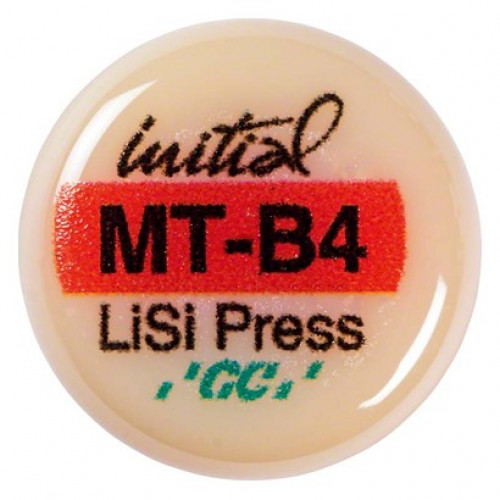 GC Initial™ LiSi Press - Packung 5 x 3 g Rohling B4 MT