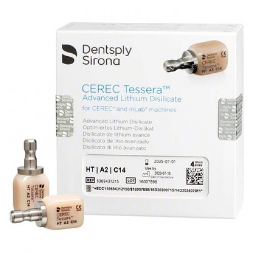 CEREC Tessera™ - Nachfüllpackung 4 Stück Größe C14, A2 HT