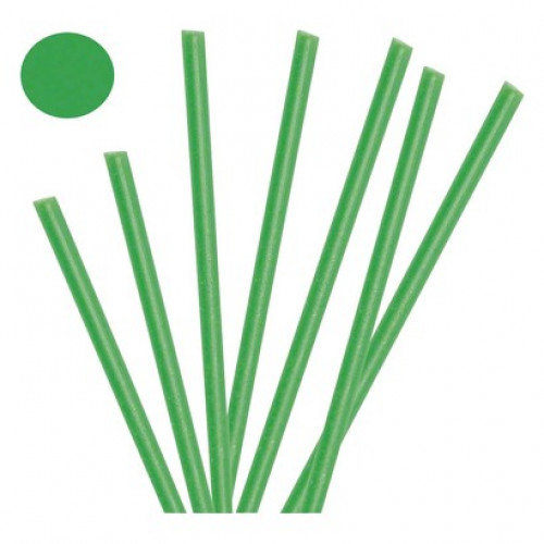 Consequent Sticks, (150 x 1,5 mm), Viaszprofil pálcák, Rudak, kerek, zöld, 50 g, 1 Csomag