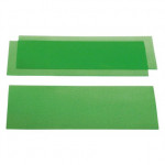 Öntoviasz, (175 x 80 x 0,60 mm), Lapok, zöld, átlátszó, 15 darab