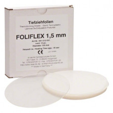 Foliflex (N) (1,5 x 120 mm), Mélyhúzó fólia, átlátszó, kerek, 10 darab