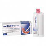 Mollosil Plus (Automix2), Alábélelo-anyag, Kartus, biokompatibilis, hidegre keményedik, A-szilikon (VPS), 50 ml, 1 darab
