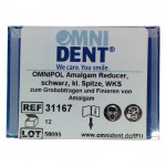 Omni (Omnipol), Amalgam-reducer, Könyökdarab (CA, Ø 2,35 mm, ISO 204) Mini-csúcs, ISO-Forma 272, 5.000 f/p, 12 darab