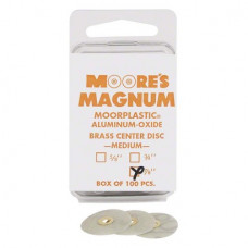 Moore Magnum, Csiszolókőrongok, szereletlen (Snap-on-off) ISO 220 közepes, Alumíniumoxid, L (nagy), 100 darab