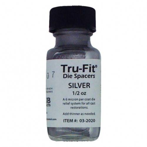 Tru-Fit, Csonklakk, Fiola, ezüstszínu, 15 ml, 1 darab