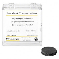 Secudisc, Szeparáló korongok, szereletlen ISO 220, 0,2 mm, 20 darab