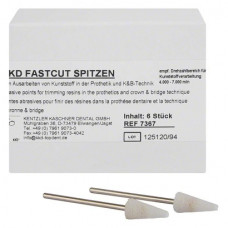 FastCut (#4), Csiszoló, Kézidarab (HP, Ø 2,35 mm, ISO 104) forgó, fehér, 6 darab