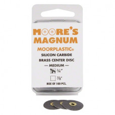 Moore Magnum, Csiszolókőrongok, szereletlen (Snap-on-off) ISO 190 közepes, Szilíciumkarbid, M (közepes), 100 darab