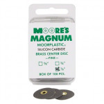 Moore Magnum, Csiszolókőrongok, szereletlen (Snap-on-off) ISO 220 finom, Szilíciumkarbid, L (nagy), 100 darab