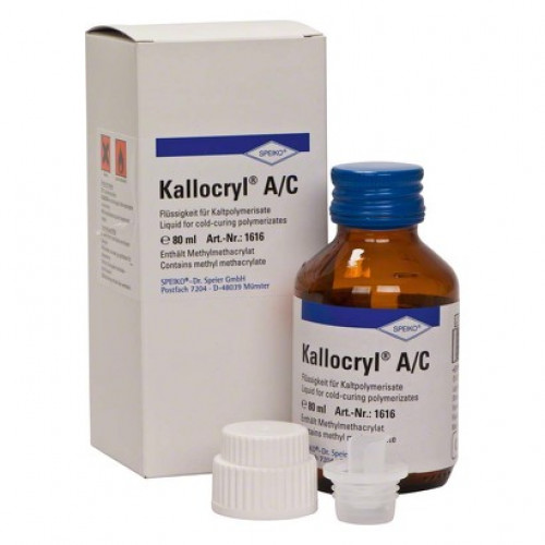 Kallocryl A+C, Fogsor-műanyag, 80 ml, 1 darab
