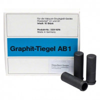 Graphit-Tiegel, 10 darabos csomag, AB1