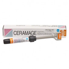 Ceramage (Opaque Dentin) (B4), Leplezőanyagok, fecskendő, biokompatibilis, polírozható, Mikrohybrid-kompozit, 73 súly %, 1 darab