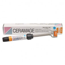 Ceramage (Opaque Dentin) (C1), Leplezőanyagok, fecskendő, biokompatibilis, polírozható, Mikrohybrid-kompozit, 73 súly %, 1 darab