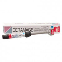 Ceramage (Dentin) (A3.5), Leplezőanyagok, fecskendő, biokompatibilis, polírozható, Mikrohybrid-kompozit, 73 súly %, 1 darab