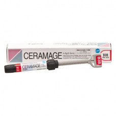 Ceramage (Dentin) (B3), Leplezőanyagok, fecskendő, biokompatibilis, polírozható, Mikrohybrid-kompozit, 73 súly %, 1 darab