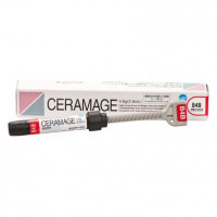 Ceramage (Dentin) (B4), Leplezőanyagok, fecskendő, biokompatibilis, polírozható, Mikrohybrid-kompozit, 73 súly %, 1 darab