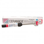 Ceramage (Dentin) (C1), Leplezőanyagok, fecskendő, biokompatibilis, polírozható, Mikrohybrid-kompozit, 73 súly %, 1 darab