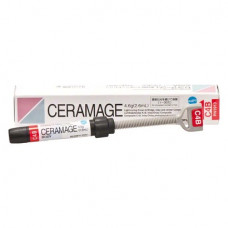 Ceramage (Dentin) (C4), Leplezőanyagok, fecskendő, biokompatibilis, polírozható, Mikrohybrid-kompozit, 73 súly %, 1 darab