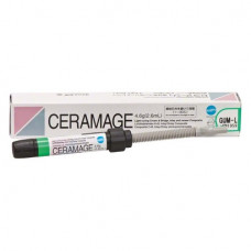 Ceramage (Gum) (L), Leplezőanyagok, fecskendő, világos, biokompatibilis, Mikrohybrid-kompozit, 73 súly %, 1 darab
