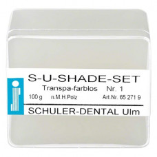 S-U-Shade-Set, 100-as csomag, g Dose transpa-farblos