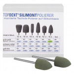TOPDENT® Silimont Polierer Packung 6 darab, grün, grob, TD-4