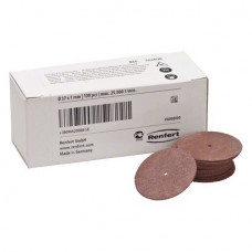 Szeparáló korongok (ISO 370), szereletlen ISO 370 barna, 1 mm, 100 darab