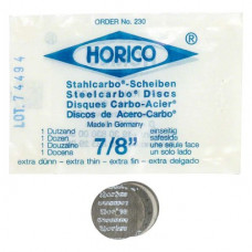 Stahlcarbo®-Scheiben Packung 12 darab, Ø 22 mm, Stärke 0,15 mm, einseitig