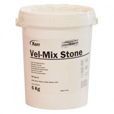 Vel-Mix Stone (W), Szuperkemény gipsz, Doboz, fehér, ISO Típus 4, 6 kg, 1 darab